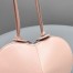 Alaia Le Coeur Crossbody Bag in Pink Calfskin