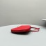 Alaia Le Coeur Crossbody Bag in Red Calfskin