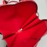 Alaia Le Coeur Crossbody Bag in Red Calfskin