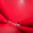 Alaia Le Coeur Crossbody Bag in Red Calfskin