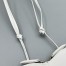 Alaia Le Coeur Crossbody Bag in White Calfskin