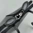 Alaia Le Coeur Crossbody Bag in Black Patent Calfskin