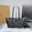 Alaia Neo Mina 32 Tote Bag in Black Vienne Calfskin