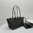 Alaia Neo Mina 32 Tote Bag in Black Vienne Calfskin