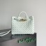 Bottega Veneta Andiamo Small Bag In Glacier Intrecciato Lambskin