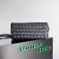 Bottega Veneta Andiamo Small Bag In Black Intrecciato Lambskin