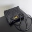 Bottega Veneta Andiamo Small Bag In Black Intrecciato Lambskin