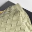 Bottega Veneta Andiamo Small Bag In Travertine Intrecciato Lambskin