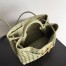 Bottega Veneta Andiamo Small Bag In Travertine Intrecciato Lambskin