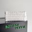 Bottega Veneta Andiamo Small Bag In White Intrecciato Lambskin