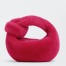Bottega Veneta Jodie Mini Bag in Red Shearling