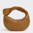 Bottega Veneta Jodie Mini Bag in Caramel Intrecciato Lambskin