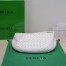 Bottega Veneta Jodie Teen Bag in White Intrecciato Lambskin