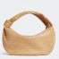 Bottega Veneta Jodie Small Bag in Almond Intrecciato Lambskin