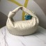 Bottega Veneta Jodie Small Bag in White Intrecciato Lambskin
