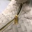 Bottega Veneta Jodie Small Bag in White Intrecciato Lambskin
