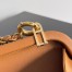 Bottega Veneta Knot Clutch with Chain in Brown Intrecciato Lambskin