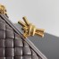 Bottega Veneta Knot Clutch with Chain in Fondant Intrecciato Lambskin