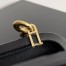 Bottega Veneta Knot Clutch with Chain in Black Intrecciato Lambskin