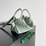 Bottega Veneta Small Loop Crossbody Bag In Sauge Intrecciato Lambskin