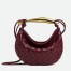 Bottega Veneta Mini Sardine Bag In Barolo Intrecciato Lambskin