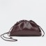 Bottega Veneta Mini Pouch with Strap in Grape Calfskin