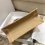 Dior Small Book Tote Bag In Beige Jute Canvas with Dior Union Motif