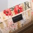 Dior Medium Book Tote Bag In Hibiscus Metallic Thread Embroidery
