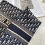 Dior Medium Book Tote Bag In Blue Dior Oblique Embroidery 