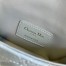 Dior Caro Micro Bag In Blue Cannage Calfskin