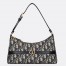 Dior 30 Montaigne Cigale Mini Bag in Blue Oblique Jacquard