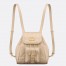 Dior Caro Small Backpack in Beige Macrocannage Lambskin