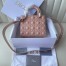 Dior Small Lady Dior My ABCDior Bag in Pink Calfskin with Diamond Motif