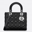 Dior Lady Dior Medium Bag in Noir Cannage Lambskin