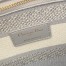Dior Lady D-Lite Large Bag in Grey Toile de Jouy Reverse Embroidery