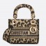 Dior Lady D-Lite Mini Bag in Beige Multicolor Mizza Embroidery