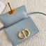 Dior 30 Montaigne Micro Bag In Grey Box Calfskin