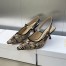 Dior J'Adior Slingback Pumps 65mm In Beige Toile de Jouy Voyage Moti