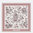 Dior Toile de Jouy Mexico 90 Square Scarf in Pink and White Silk 