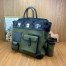 Hermes HAC Cargo Birkin 40 Handmade Bag in Green Toile 