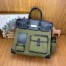 Hermes HAC Cargo Birkin 40 Handmade Bag in Green Toile 