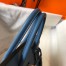 Hermes Birkin 25cm Bag in Blue Agate Clemence Leather with GHW
