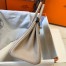 Hermes Birkin 25cm Bag in Beige Clemence Leather with GHW