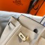 Hermes Birkin 25cm Bag in Beige Clemence Leather with GHW
