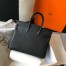 Hermes Birkin 25cm Bag in Black Clemence Leather with GHW