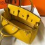 Hermes Birkin 25cm Bag in Yellow Clemence Leather with GHW
