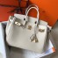 Hermes Birkin 30cm Bag in Craie Clemence Leather with GHW