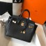 Hermes Birkin 30cm Bag in Black Clemence Leather with GHW
