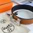Hermes Constance Reversible Belt 38MM in Gold Epsom Calfskin