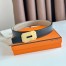 Hermes Neo Reversible Belt 32MM in Trench Clemence Leather